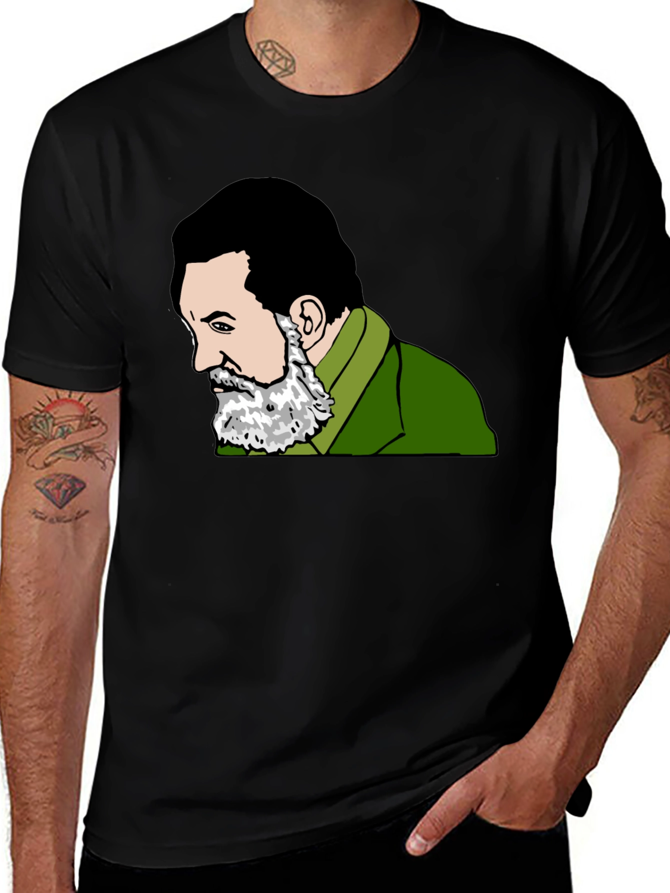 Theodor Herzl T-Shirt - Black Cotton Tee