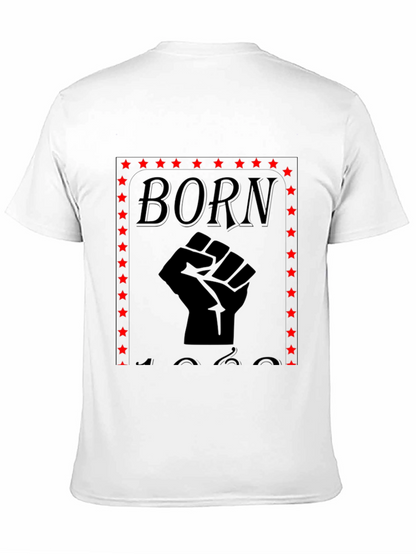 Born Black Fist Star Graphic Tee